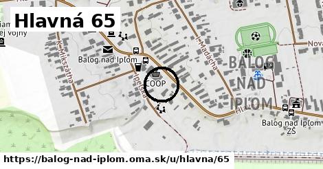 Hlavná 65, Balog nad Ipľom
