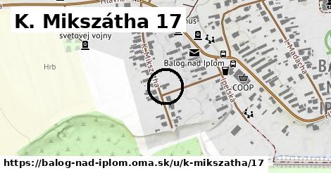 K. Mikszátha 17, Balog nad Ipľom