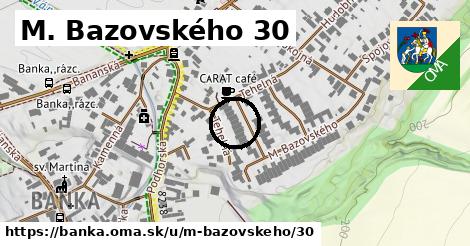 M. Bazovského 30, Banka