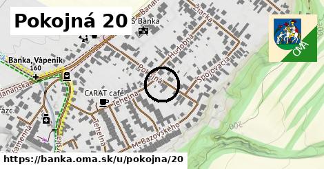 Pokojná 20, Banka