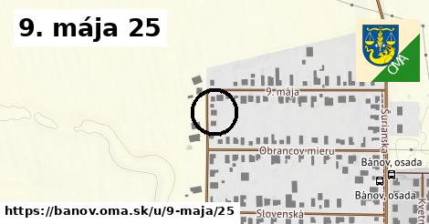 9. mája 25, Bánov