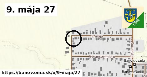 9. mája 27, Bánov