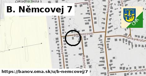 B. Němcovej 7, Bánov