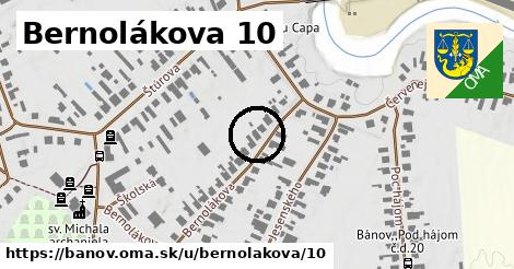 Bernolákova 10, Bánov