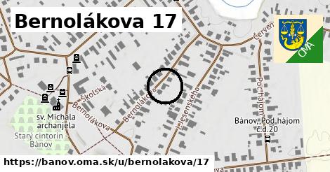 Bernolákova 17, Bánov