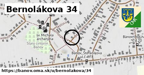 Bernolákova 34, Bánov