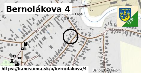 Bernolákova 4, Bánov