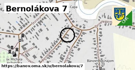 Bernolákova 7, Bánov