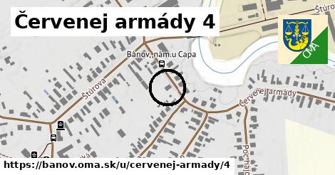 Červenej armády 4, Bánov