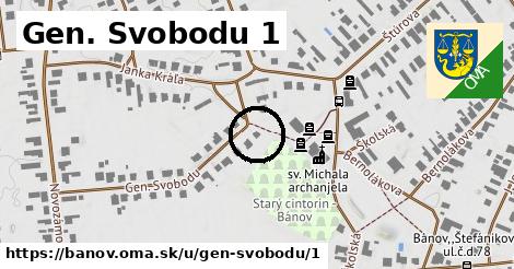 Gen. Svobodu 1, Bánov