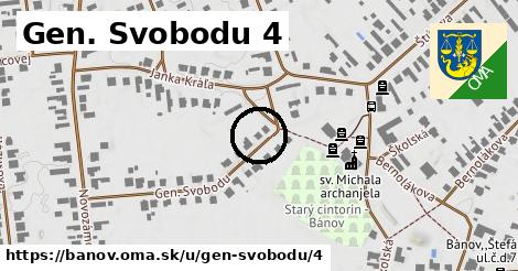 Gen. Svobodu 4, Bánov