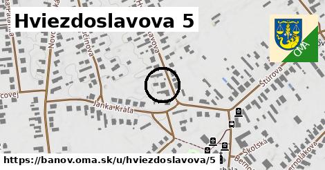 Hviezdoslavova 5, Bánov