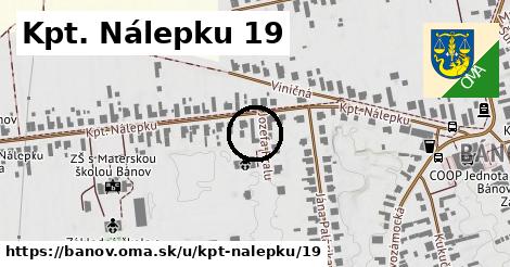 Kpt. Nálepku 19, Bánov