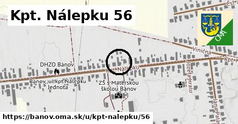 Kpt. Nálepku 56, Bánov