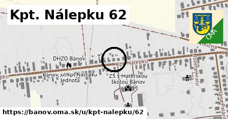 Kpt. Nálepku 62, Bánov