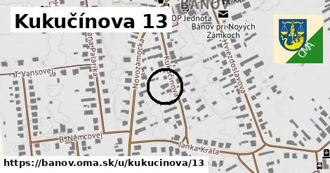 Kukučínova 13, Bánov