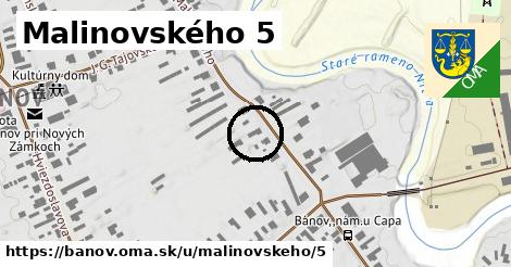 Malinovského 5, Bánov