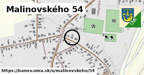 Malinovského 54, Bánov