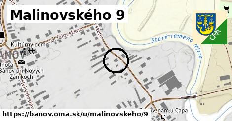 Malinovského 9, Bánov