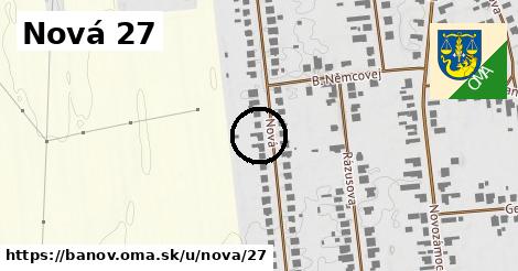 Nová 27, Bánov