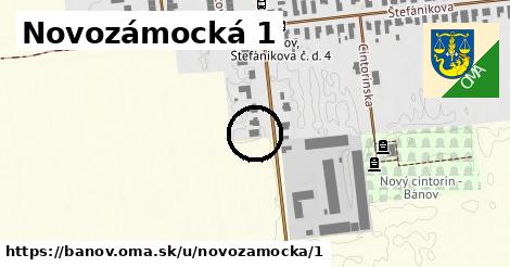 Novozámocká 1, Bánov