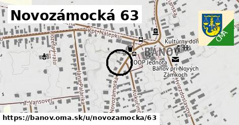 Novozámocká 63, Bánov