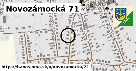 Novozámocká 71, Bánov