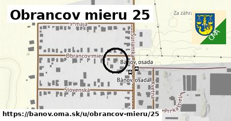 Obrancov mieru 25, Bánov