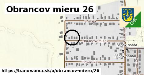 Obrancov mieru 26, Bánov