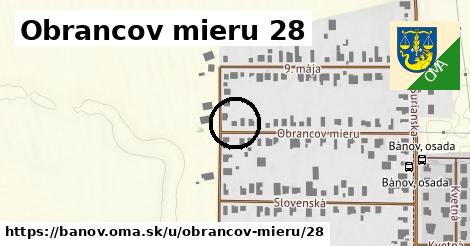 Obrancov mieru 28, Bánov