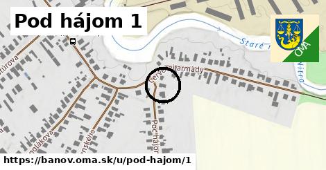 Pod hájom 1, Bánov