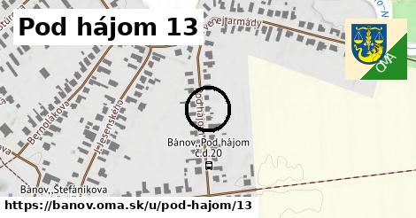 Pod hájom 13, Bánov