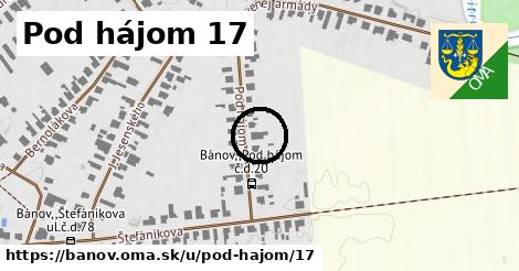 Pod hájom 17, Bánov