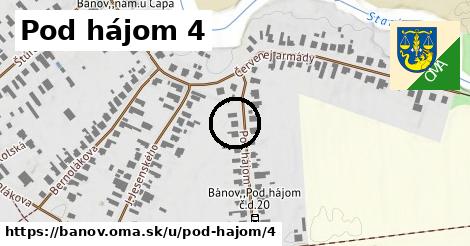 Pod hájom 4, Bánov