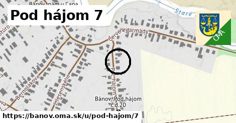 Pod hájom 7, Bánov