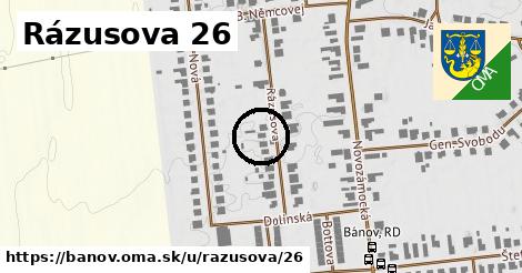 Rázusova 26, Bánov