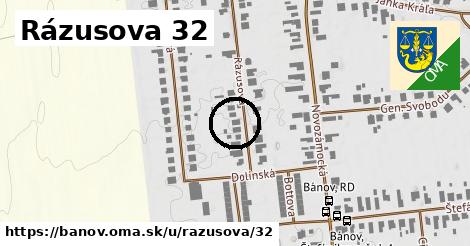 Rázusova 32, Bánov