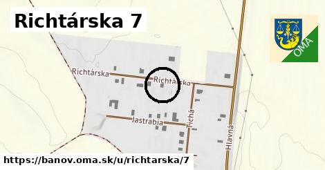 Richtárska 7, Bánov