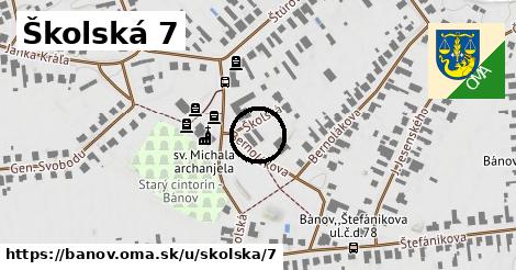 Školská 7, Bánov