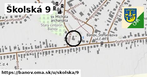 Školská 9, Bánov