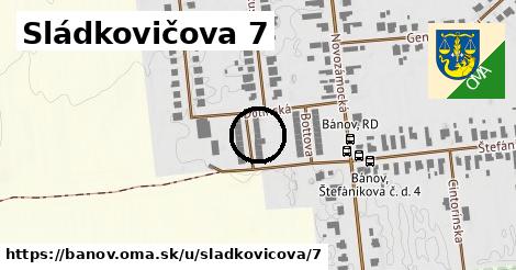 Sládkovičova 7, Bánov