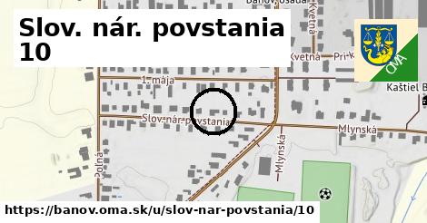 Slov. nár. povstania 10, Bánov