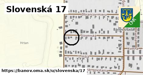 Slovenská 17, Bánov