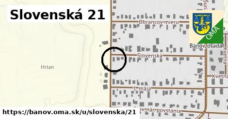 Slovenská 21, Bánov