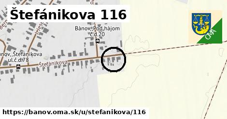 Štefánikova 116, Bánov