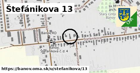 Štefánikova 13, Bánov