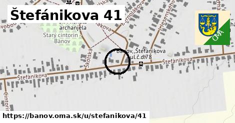 Štefánikova 41, Bánov