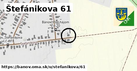 Štefánikova 61, Bánov