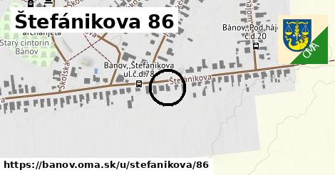 Štefánikova 86, Bánov