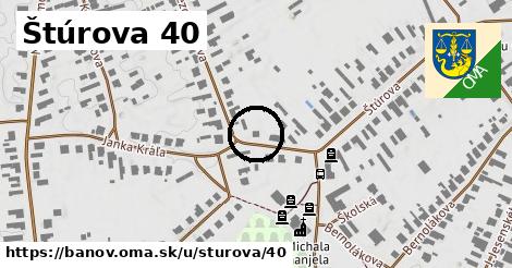 Štúrova 40, Bánov